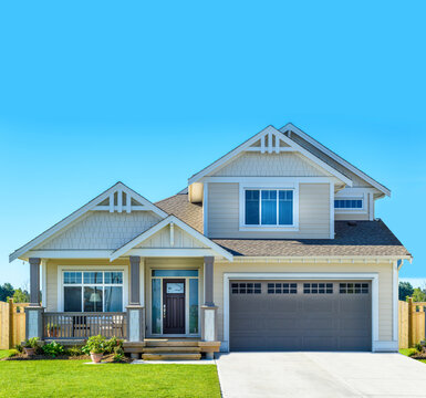 Exterior of a detached home for sale